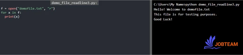 خواندن خطوط یک فایل در پایتون (Python)
