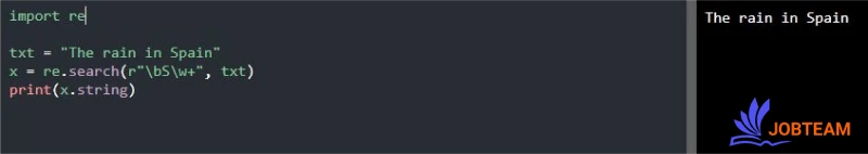 Match Object در ریجکس پایتون (Python)