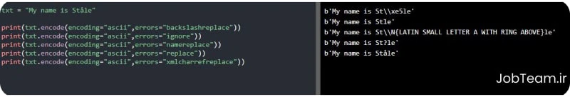 متد encode در پایتون (Python) متد encode در پایتون (Python)