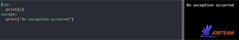 رسیدگی به استثنا یا مدیریت خطا در پایتون رسیدگی به استثنا یا مدیریت خطا در پایتون