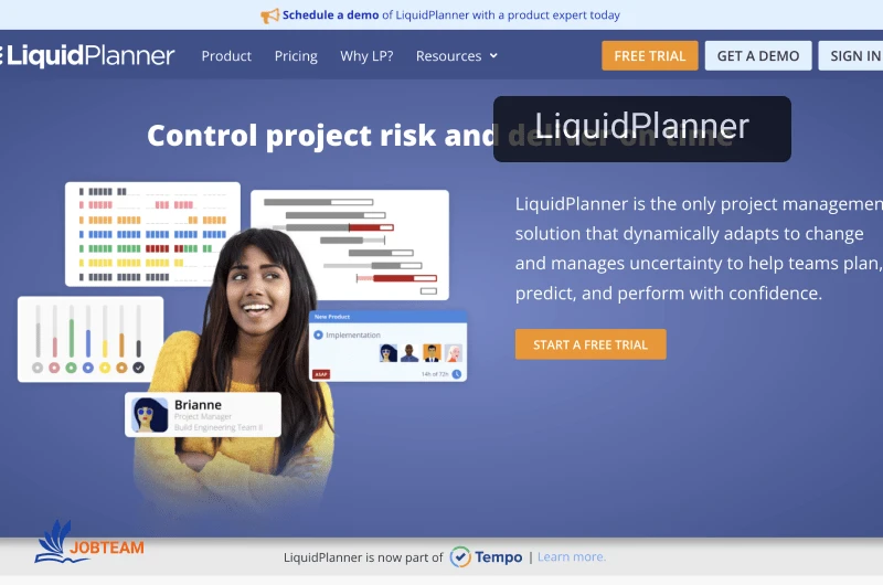 مدیریت پروژه با LiquidPlanner