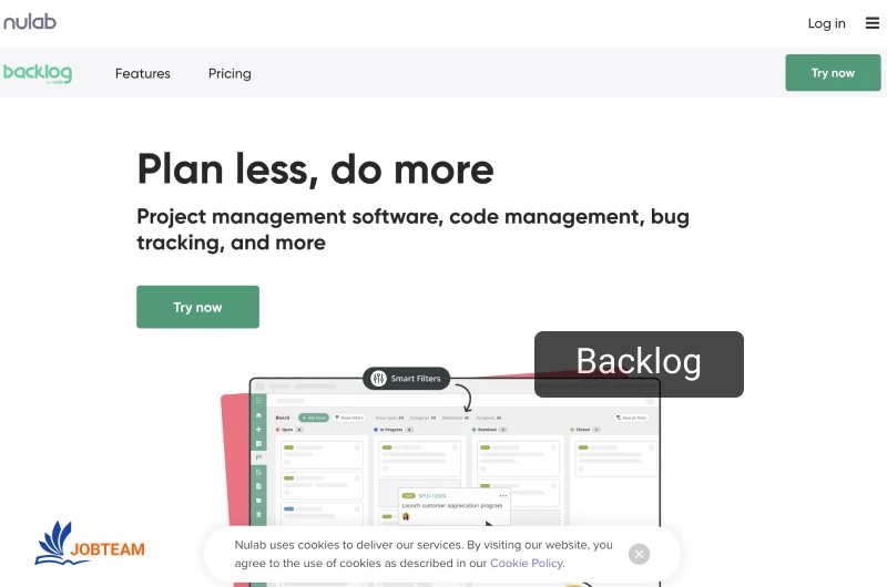 مدیریت پروژه با Backlog