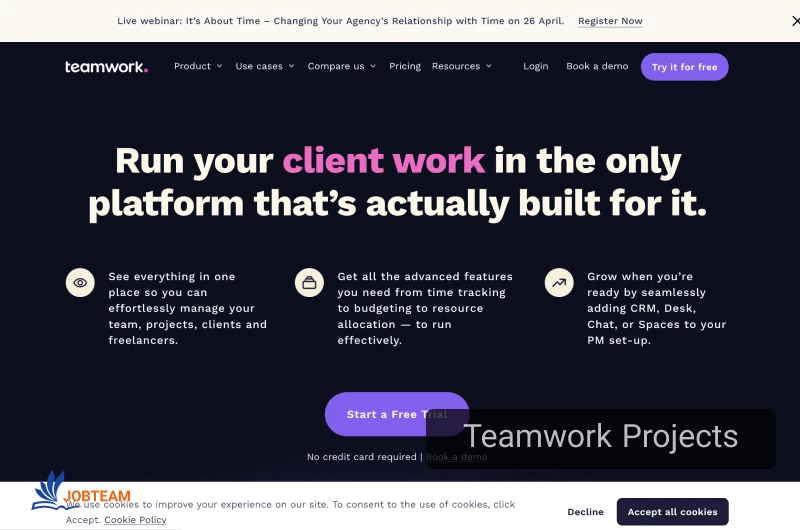 مدیریت آنلاین پروژه با Teamwork Projects