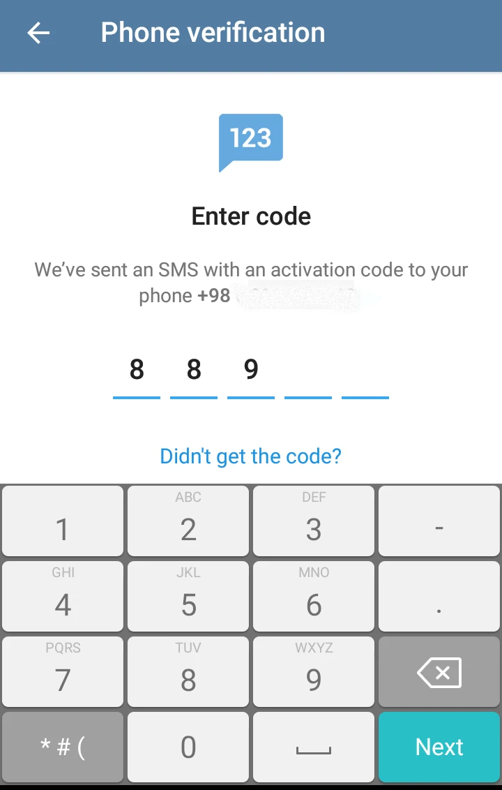 کد چهار رقمی نصب تلگرام کد چهار رقمی نصب تلگرام
