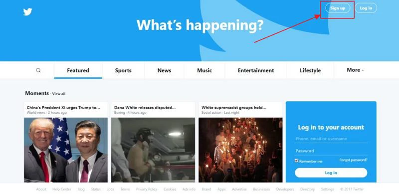 آموزش ساخت اکانت توییتر