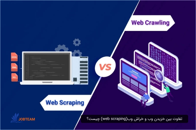 تفاوت بین خزیدن وب و خراش وب(web scraping) چیست؟ تفاوت بین خزیدن وب و خراش وب(web scraping) چیست؟