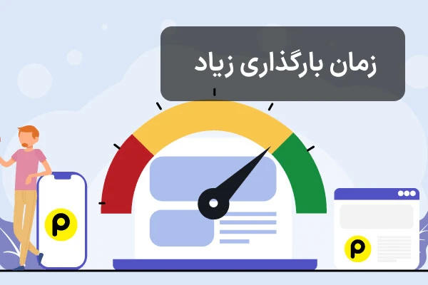 تست سرعت سایت و زمان بارگذاری زیاد