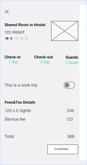 وایرفریم اپلیکیشن airbnb (1) وایرفریم اپلیکیشن airbnb (1)