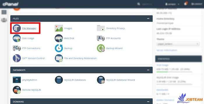 آموزش بکاپ گیری از وردپرس در cpanel آموزش بکاپ گیری از وردپرس در cpanel