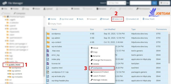 آموزش بکاپ گیری در وردپرس از public_html آموزش بکاپ گیری در وردپرس از public_html