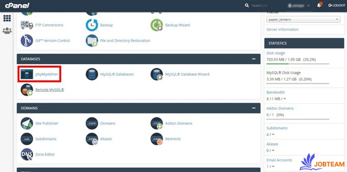 آموزش بکاپ گیری از دیتابیس وردپرس آموزش بکاپ گیری از دیتابیس وردپرس