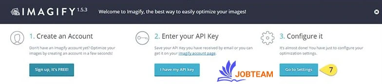 نصب و راه اندازی افزونه Imagify
