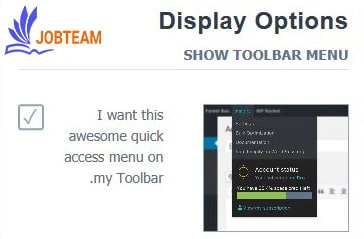 گزینه های نمایش افزونه Imagify