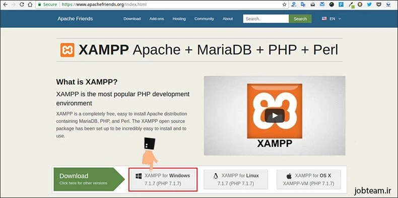 آموزش نصب وردپرس با استفاده از xampp روی لوکال هاست  آموزش نصب وردپرس با استفاده از xampp روی لوکال هاست