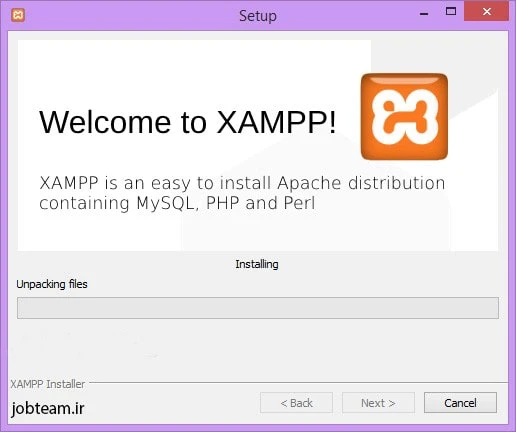 آموزش نصب وردپرس با استفاده از xampp مرحله شش  آموزش نصب وردپرس با استفاده از xampp مرحله شش
