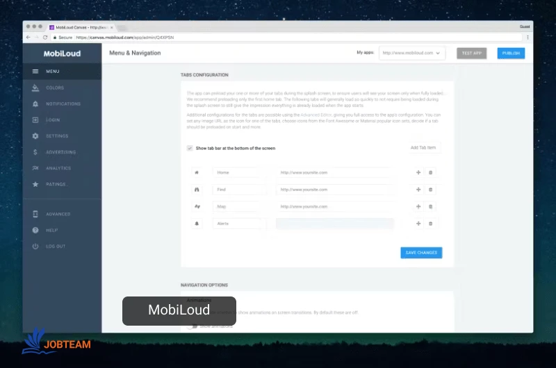 ساخت اپلیکیشن برای سایت وردپرس با MobiLoud ساخت اپلیکیشن برای سایت وردپرس با MobiLoud