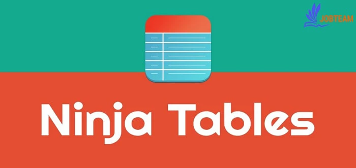 افزونه جدول ساز Ninja Tables افزونه جدول ساز Ninja Tables
