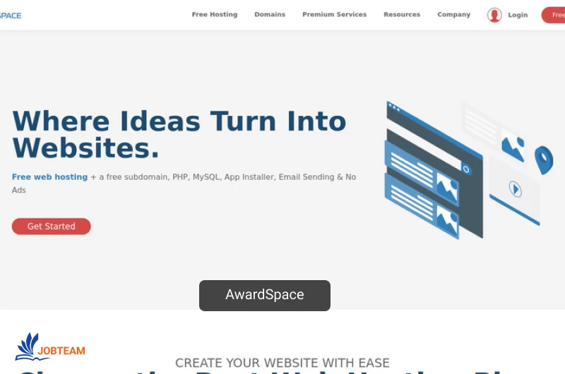 AwardSpace AwardSpace میزبان رایگان با دامنه رایگان برای وردپرس