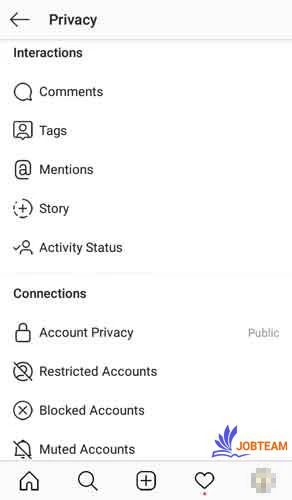 privacy اینستاگرام privacy اینستاگرام