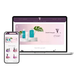 طراحی سایت آرایشی lav