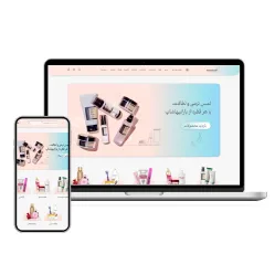 طراحی فروشگاه اینترنتی لوازم آرایشی بارانیهاشاپ