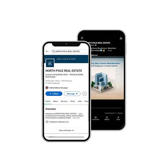 ادمین لینکدین north pole